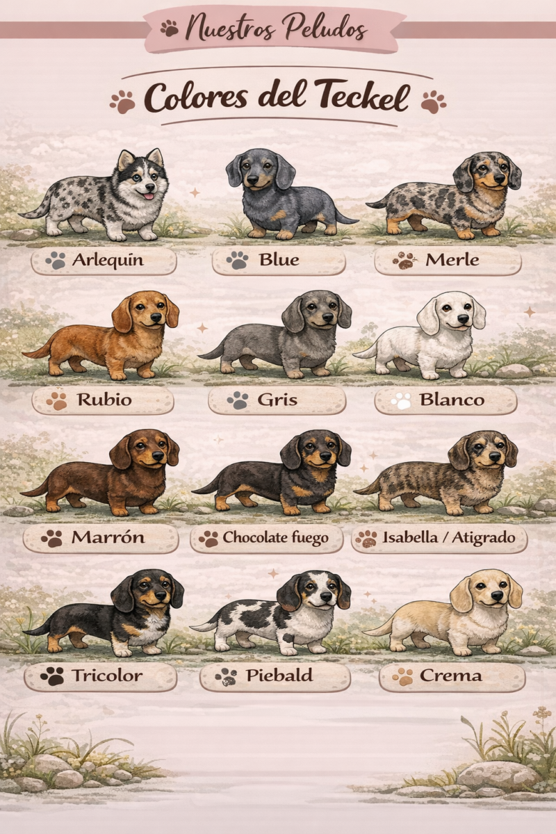 colores dachshund