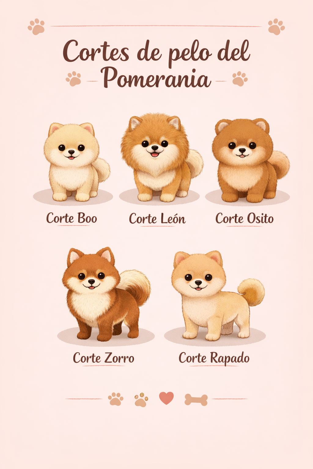 corte de pelo para pomerania