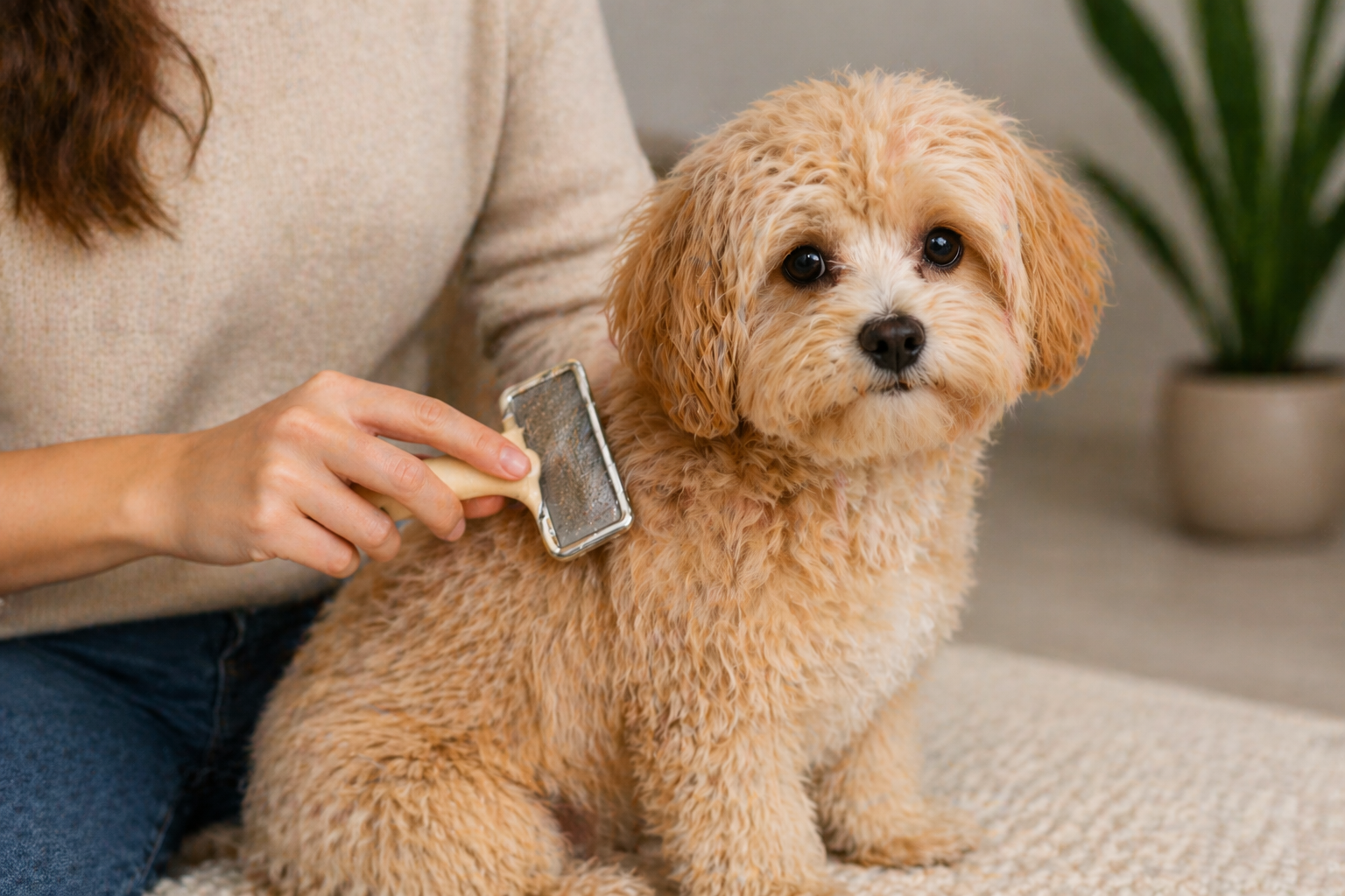 cepillado del maltipoo
